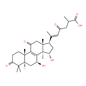 Lanost-8-en-26-oic acid, 7,15-dihydroxy-3,11,23-trioxo-, (7b,15,25R)-