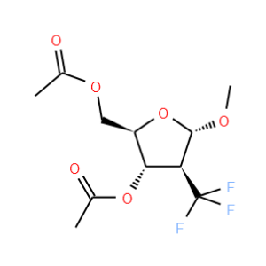 -D-Arabinofuranoside, methyl2-deoxy-2-(trifluoromethyl)-, diacetate (9CI)