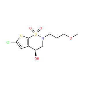 2H-Thieno[3,2-e]-1,2-thiazin-4-ol,6-chloro-3,4-dihydro-2-(3-methoxypropyl)-, 1,1-dioxide, (4S)- - Click Image to Close