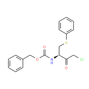 Carbamic acid,N-[(1R)-3-chloro-2-oxo-1-[(phenylthio)methyl]propyl]-, phenylmethyl ester