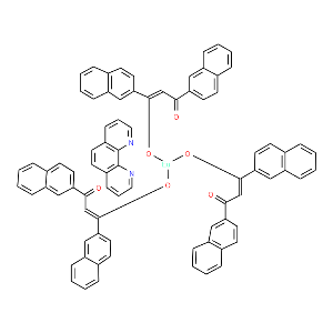 Europium,tris(1,3-di-2-naphthalenyl-1,3-propanedionato-kO,kO')(1,10-phenanthroline-kN1,kN10)- (9CI) - Click Image to Close