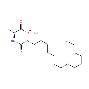 L-Alanine,N-(1-oxohexadecyl)-, sodium salt (1:1)
