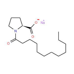 L-Proline,1-(1-oxododecyl)-, sodium salt (1:1)