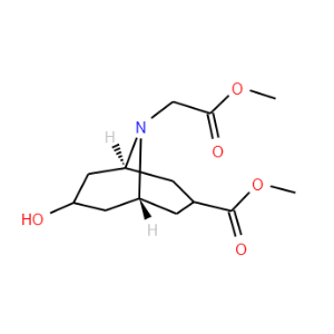 9-Azabicyclo[3.3.1]nonane-9-acetic acid, 3-(methoxycarbonyl)-7-oxo-, methyl ester