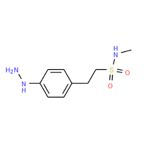 Benzeneethanesulfonamide,4-hydrazinyl-N-methyl-