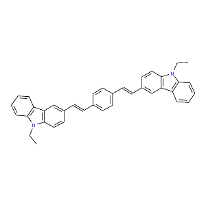 9H-Carbazole,3,3'-(1,4-phenylenedi-2,1-ethenediyl)bis[9-ethyl-