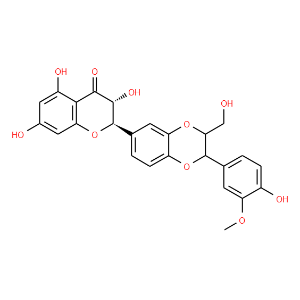 4H-1-Benzopyran-4-one,2-[2,3-dihydro-2-(4-hydroxy-3-methoxyphenyl)-3-(hydroxymethyl)-1,4-benzodioxin-6-yl]-2,3-dihydro-3,5,7-trihydroxy-,(2R,3R)- - Click Image to Close