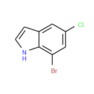 1H-Indole,7-bromo-5-chloro-