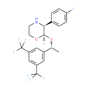 Morpholine,2-[1-[3,5-bis(trifluoromethyl)phenyl]ethoxy]-3-(4-fluorophenyl)-, [2R-[2a(S*),3a]]- (9CI)