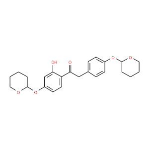 Ethanone,1-[2-hydroxy-4-[(tetrahydro-2H-pyran-2-yl)oxy]phenyl]-2-[4-[(tetrahydro-2H-pyran-2-yl)oxy]phenyl]-