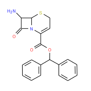 7-Amino-8-oxo-5-thia-1-azabicyclo[4.2.0]oct-2-ene-2-carboxylic acid diphenylmethyl ester