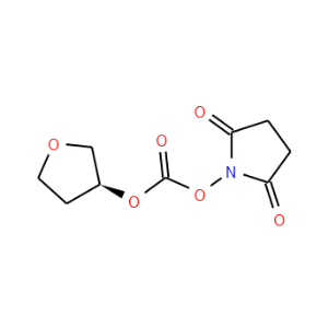 Carbonic acid, 2,5-dioxo-1-pyrrolidinyl (3S)-tetrahydro-3-furanyl ester