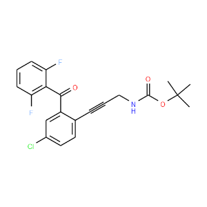 Carbamic acid,[3-[4-chloro-2-(2,6-difluorobenzoyl)phenyl]-2-propynyl]-, 1,1-dimethylethylester (9CI)