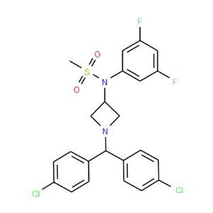 Methanesulfonamide,N-[1-[bis(4-chlorophenyl)methyl]-3-azetidinyl]-N-(3,5-difluorophenyl)-