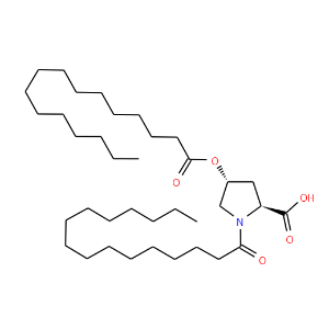 L-Proline,1-(1-oxohexadecyl)-4-[(1-oxohexadecyl)oxy]-, (4R)-