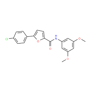 2-Furancarboxamide,5-(4-chlorophenyl)-N-(3,5-dimethoxyphenyl)- - Click Image to Close