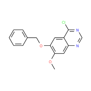 Quinazoline,4-chloro-7-methoxy-6-(phenylmethoxy)-