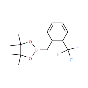 1,3,2-Dioxaborolane,4,4,5,5-tetramethyl-2-[[2-(trifluoromethyl)phenyl]methyl]-