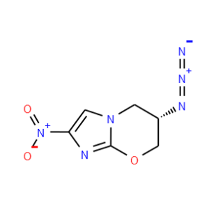 5H-Imidazo[2,1-b][1,3]oxazine,6-azido-6,7-dihydro-2-nitro-, (6S)-