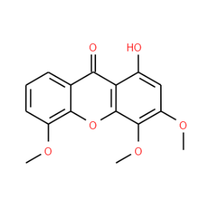 9H-Xanthen-9-one,1-hydroxy-3,4,7-trimethoxy-