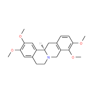 6H-Dibenzo[a,g]quinolizine,5,8,13,13a-tetrahydro-2,3,9,10-tetramethoxy-, (13aR)-