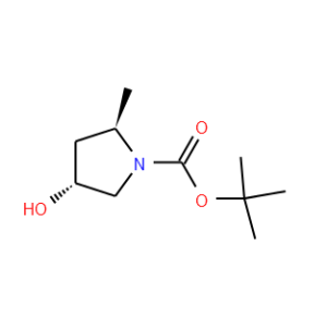 1-Pyrrolidinecarboxylic acid, 4-hydroxy-2-methyl-, 1,1-dimethylethyl ester, (2R,4R)-