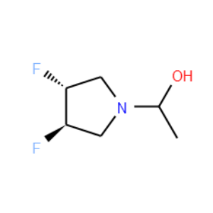 1-Pyrrolidineethanol,3,4-difluoro-, (3R,4R)-