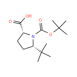 1,2-Pyrrolidinedicarboxylic acid, 5-(1,1-dimethylethyl)-, 1-(1,1-dimethylethyl) ester, (2S,5S)-