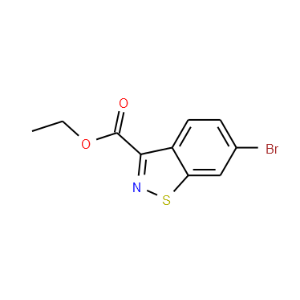 1,2-Benzisothiazole-3-carboxylic acid, 6-bromo-, ethyl ester