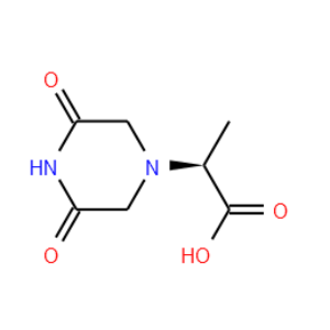 1-Piperazineacetic acid, a-methyl-3,5-dioxo-, (aS)-