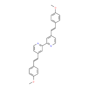 (E,E)-4,4'-Bis[2-(4-methoxyphenyl)ethenyl]-2,2'-bipyridine