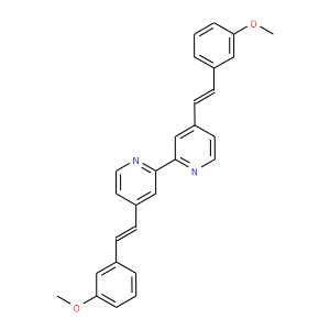 4,4'-Bis[2-(3-methoxyphenyl)ethenyl]-2,2'-bipyridine