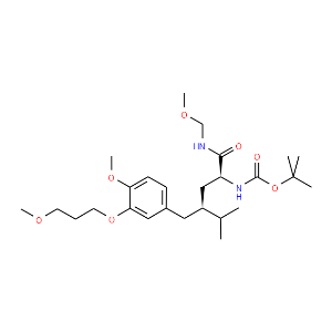Carbamic acid,[(1S,3S)-3-[[4-methoxy-3-(3-methoxypropoxy)phenyl]methyl]-1-[(methoxymethylamino)carbonyl]-4-methylpentyl]-,1,1-dimethylethyl ester (9CI)