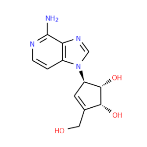 3-Cyclopentene-1,2-diol,5-(4-amino-1H-imidazo[4,5-c]pyridin-1-yl)-3-(hydroxymethyl)-, (1S,2R,5R)-