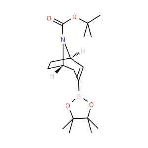 8-Azabicyclo[3.2.1]oct-2-ene-8-carboxylic acid, 3-(4,4,5,5-tetramethyl-1,3,2-dioxaborolan-2-yl)-, 1,1-dimethylethyl ester