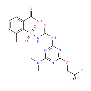 Benzoic acid,2-[[[[[4-(dimethylamino)-6-(2,2,2-trifluoroethoxy)-1,3,5-triazin-2-yl]amino]carbonyl]amino]sulfonyl]-3-methyl-