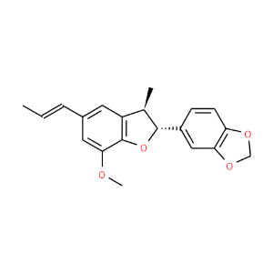 1,3-Benzodioxole,5-[(2R,3R)-2,3-dihydro-7-methoxy-3-methyl-5-(1E)-1-propen-1-yl-2-benzofuranyl]- - Click Image to Close