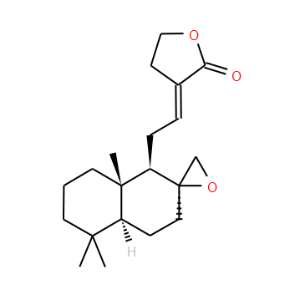 2(3H)-Furanone,dihydro-3-[2-[(1R,2S,4aS,8aS)-octahydro-5,5,8a-trimethylspiro[naphthalene-2(1H),2'-oxiran]-1-yl]ethylidene]-,(3E)- - Click Image to Close