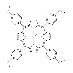 Chloro(tetra(p-methoxyphenyl)porphyrinato)iron - Click Image to Close