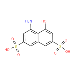 1-Amino-8-hydroxynaphthalene-3,6-disulphonic acid - Click Image to Close