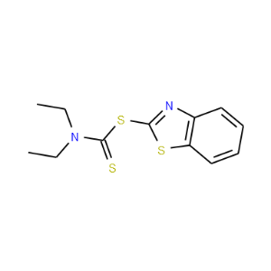 2-Benzothiazolyl diethyldithiocarbamate