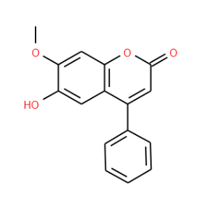 6-Hydroxy-7-Methoxy-4-Phenylcoumarin