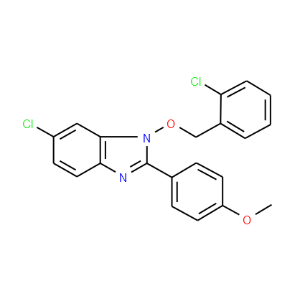 6-Chloro-1-(2-chlorobenzyloxy)-2-(4-Methoxyphenyl)-1H-benzo[d]iMidazole - Click Image to Close