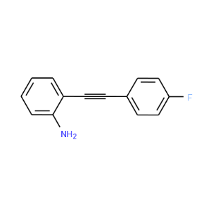 2-((4-Fluorophenyl)ethynyl)benzeneamine
