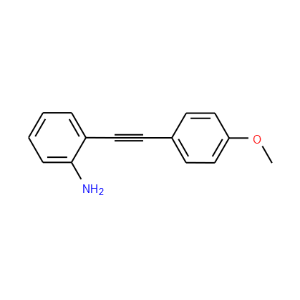Benzenamine, 2-[(4-methoxyphenyl)ethynyl]- - Click Image to Close