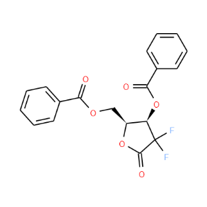 2-Deoxy-2,2-difluoro-D-erythro-pentafuranous-1-ulose-3,5-dibenzoate - Click Image to Close