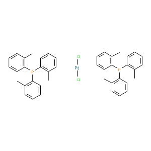 trans-Dichlorobis(tri-o-tolylphosphine)palladium(II) - Click Image to Close