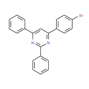 4-(4-bromophenyl)-2,6-diphenylpyrimidine - Click Image to Close