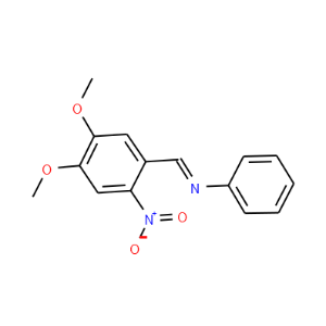 (3,4-dimethoxy-6-nitro-benzyliden)-aniline - Click Image to Close