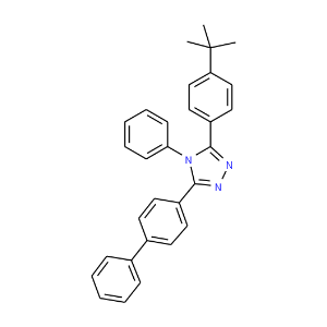 3-(Biphenyl4-yl)-4-phenyl-5-(4-tert-butylphenyl)-4H-1,2,4-triazole - Click Image to Close